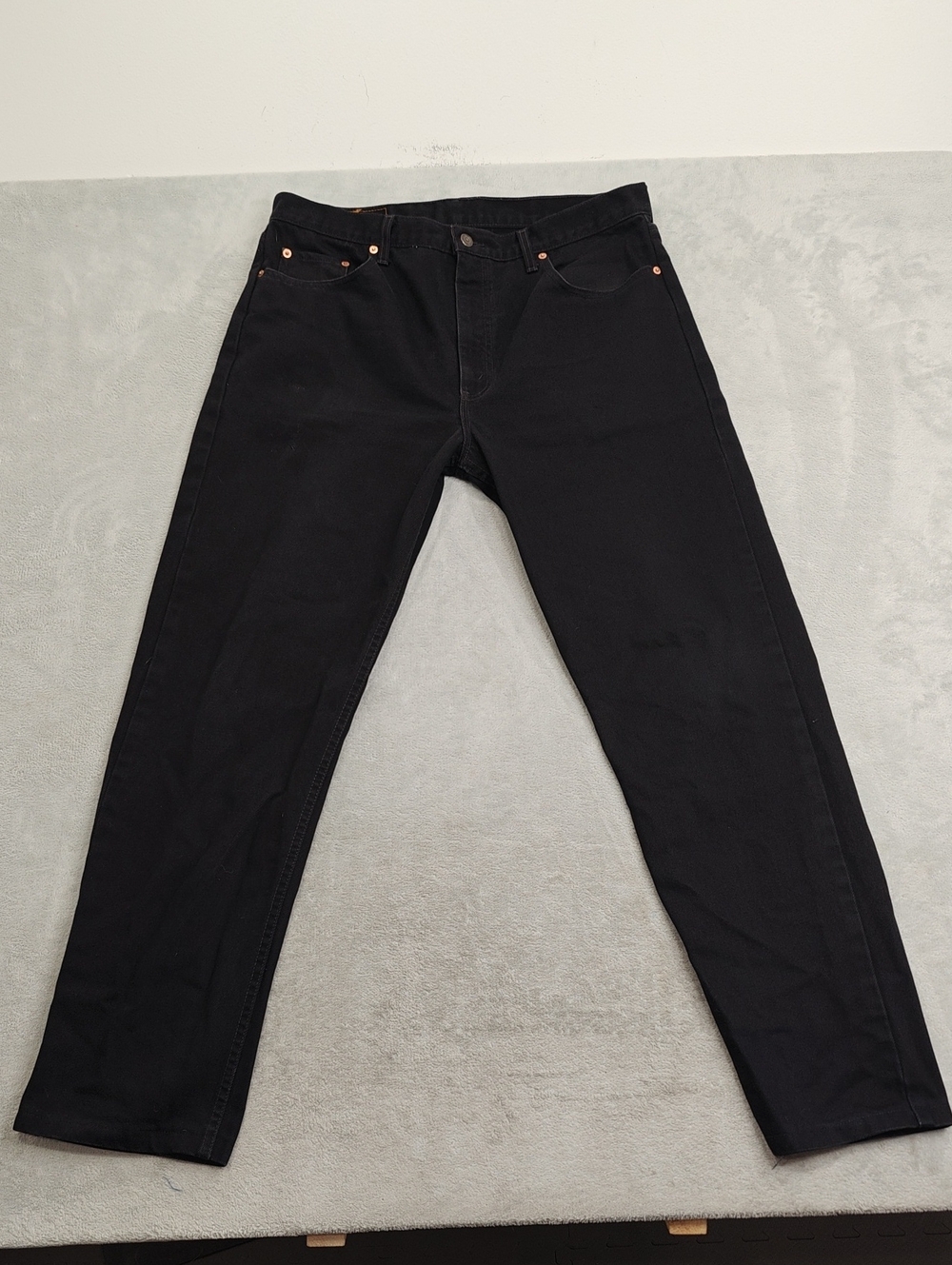 Levi's Black Straight Jeans